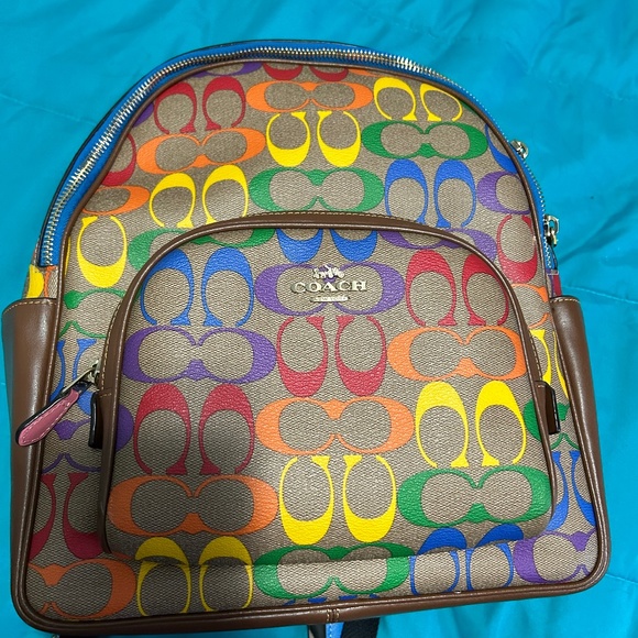Coach pride backpack